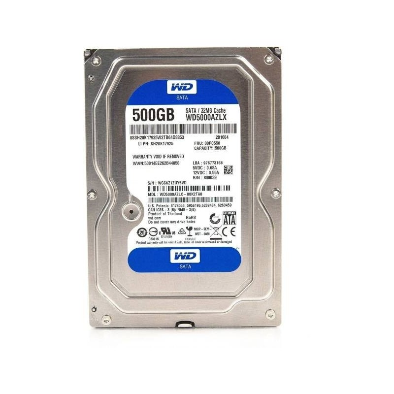Western Digital 500GB WD5000AZLX WD5000AZLX-08K2TA0 SATA HDD