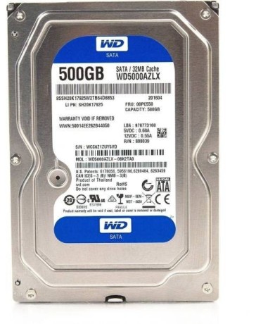 Western Digital 500GB WD5000AZLX WD5000AZLX-08K2TA0 SATA HDD