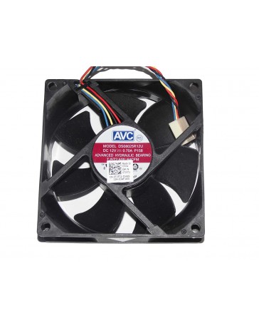 AVC DS08025R12U P195 8025 DC 12V 0.7A chassis cooling fan P/N:01VVH1 4-Pin