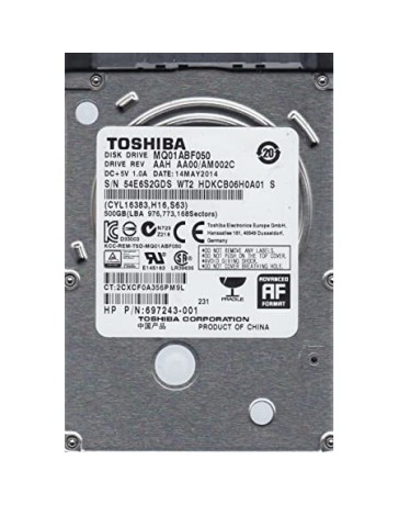 Toshiba (MQ01ACF032) 320GB 7200RPM SATA 2.5" Hard Drive 724966-001 aw1820c