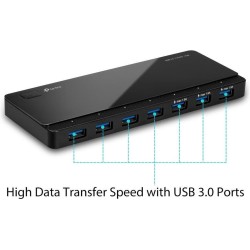 USB-Hub TP-Link 7x USB 3.0 UH700 mit NT 12v/2,5A retail ( zonder Adapter)