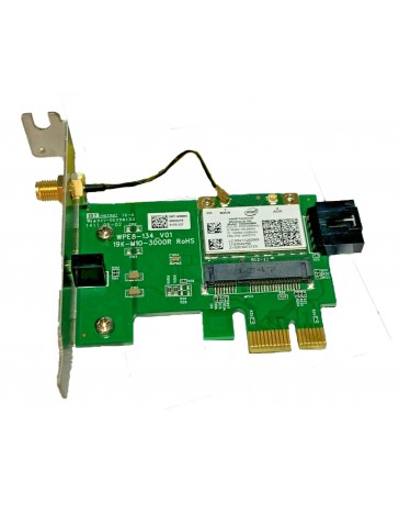 Lenovo WPE8-134_V01 PCIe Wifi Riser Card w/Antenna & Cable