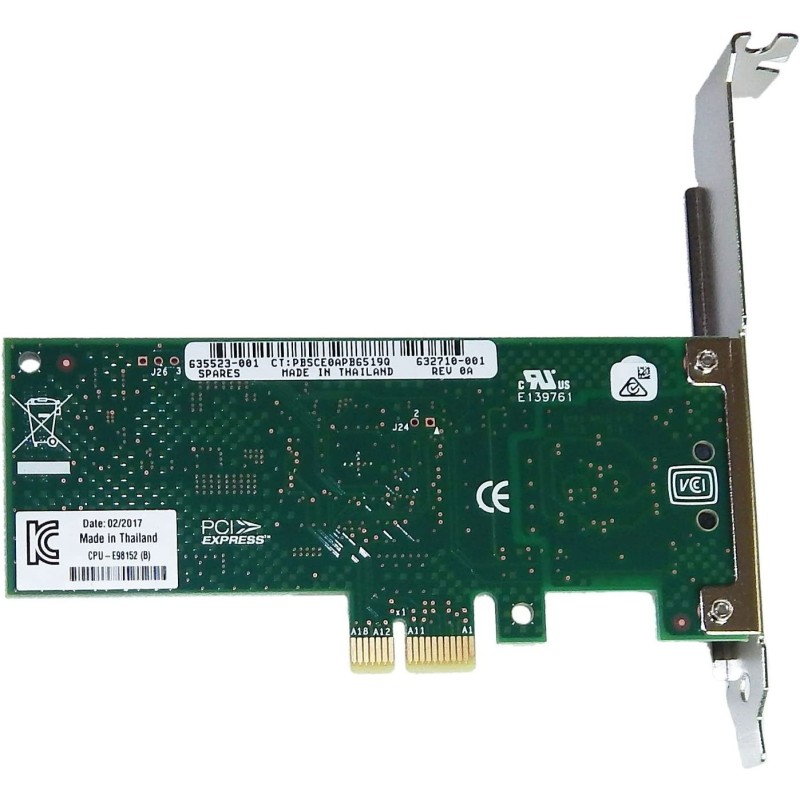 HP 635523-001 632710-001 Desktop Gigabit Ethernet Card