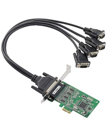 4-port RS-232 low-profile PCI Express x1 serial board