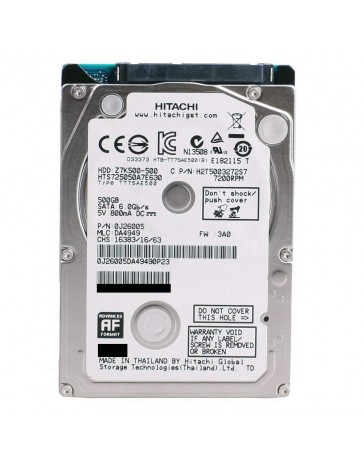 Hitachi HTS725050A7E630 500GB 7200RPM 6.0GB/S 2.5 inch Hard Drive