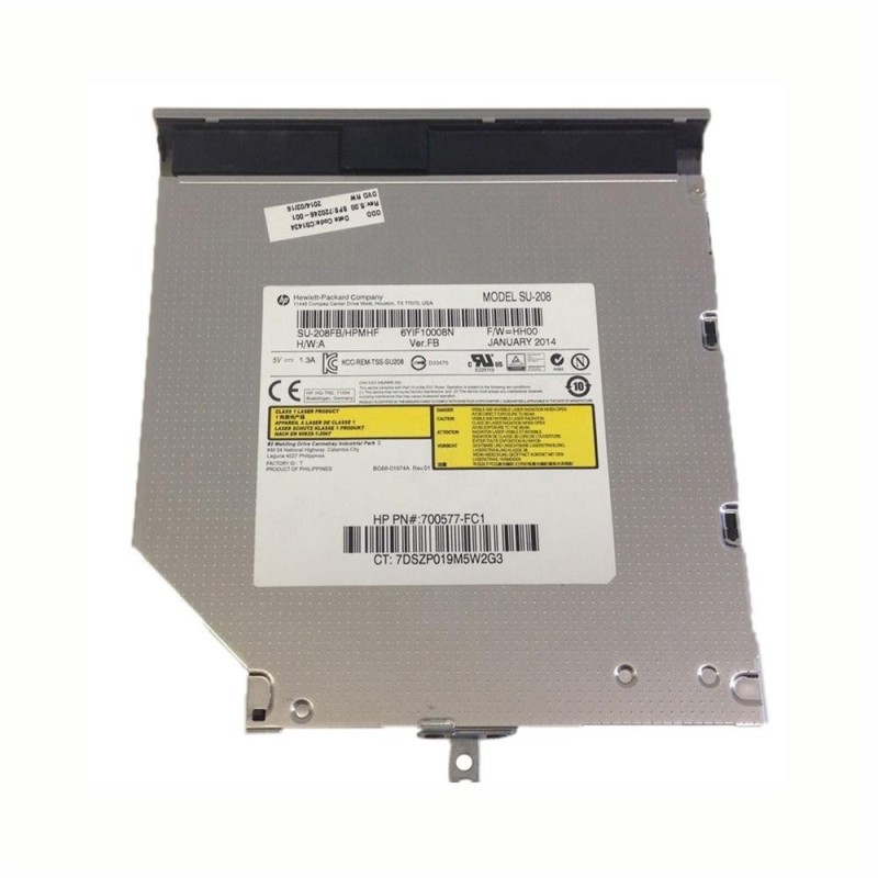 HP 15-R DVD Drive with Bezel 700577-FC1 SU-208
