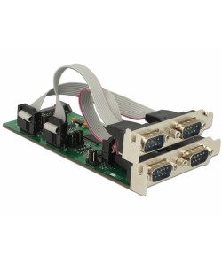 DeLOCK PCI Express Card  3 x Serial RS-232 +1 xTTL 3.3 V.RS-232 interface kaart