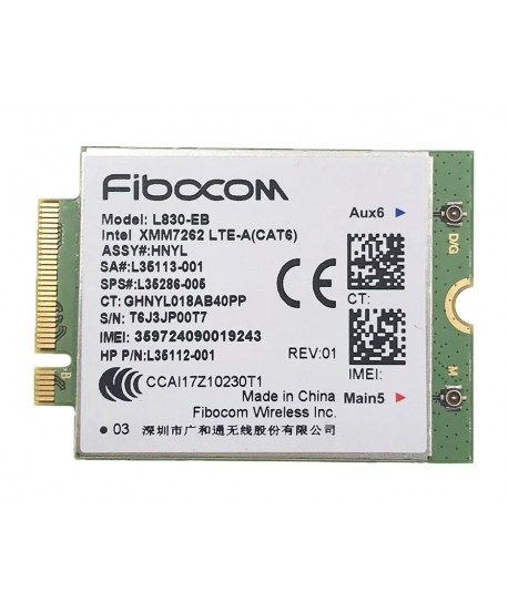 Fibocom L830-EB 4LTE WWAN Card For Hp L35286-002 For HP 640 650 g5 840 846 850 G6 X360 830