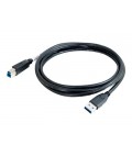 USB3SAB6BK USB-kabel 1,8 m USB 3.0  USB A USB B Zwart