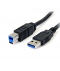 USB3SAB6BK USB-kabel 1,8 m USB 3.0  USB A USB B Zwart