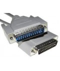 3 Meter 25 Pin DB25 Male to Male Parallel Port Laplink Data Transfer Cable