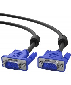 Space Shuttle-Z 6 ft VGA Male to VGA Male Dual Ferrite Cable CSA LL80671 E101344 Style 20276 AWM A/B 15 Pin