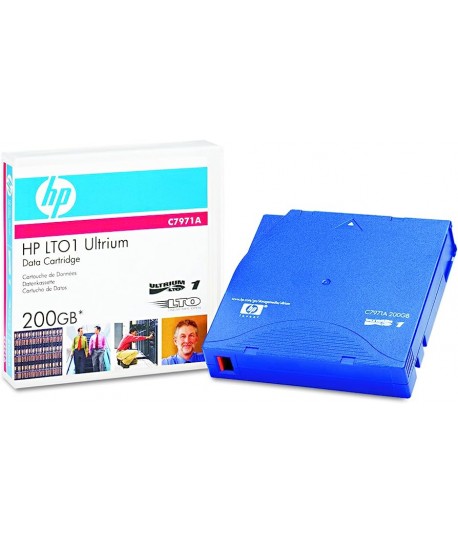 HP C7971A LTO-1 Data Cartridge Tape - Ultrium, LTO, LTO1, Ultrium-1, 100/200GB