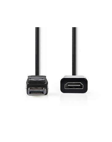 DisplayPort Male  HDMI™ Output  1080p Nickel Plated | 0.20 m