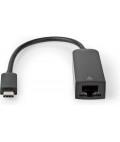 Nedis CCBW64952AT02 USB-netwerk adapter USB-C male - RJ45 female 0.2m