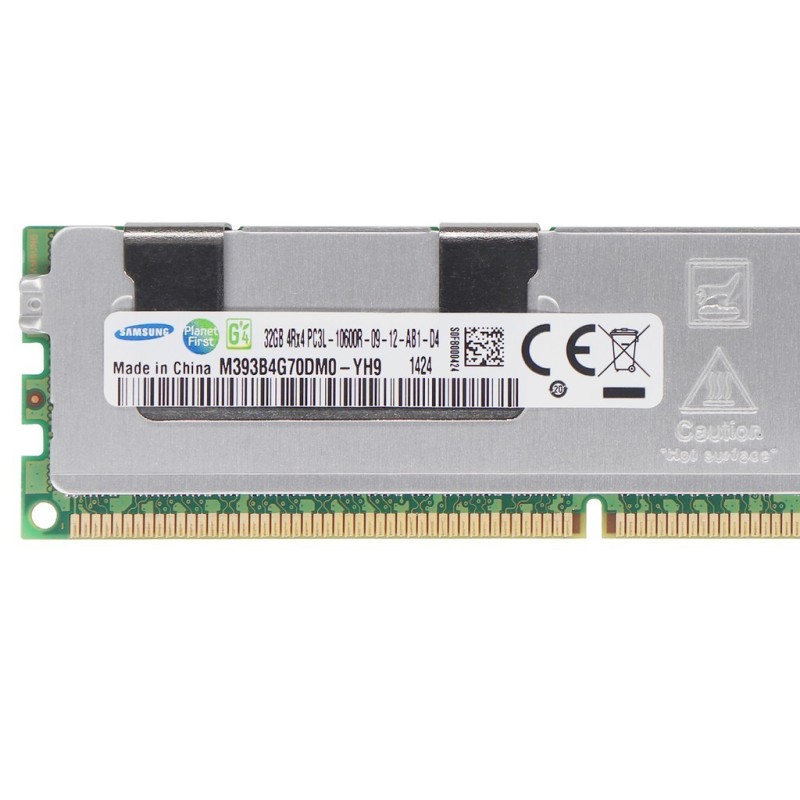 Samsung 32GB 4RX4 PC3L-10600R-09-11-AB1-D3 M393B4G70BM0-YH9 Server Memory RAM