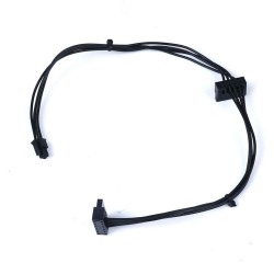 4 Pin to Dual 2 SATA HDD SSD ODD Power Cable 40cm
