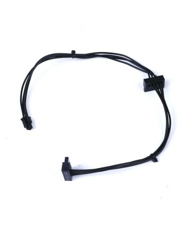 4 Pin to Dual 2 SATA HDD SSD ODD Power Cable 40cm
