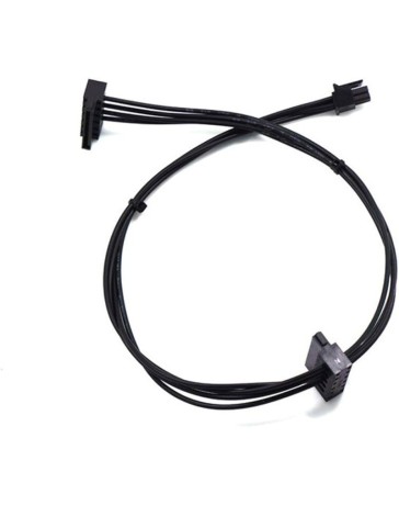 4 Pin to Dual 2 SATA HDD SSD ODD Power Cable 40cm
