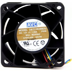 AVC DBTC0638B2U Server fan 60mm x 60mm x 38mm