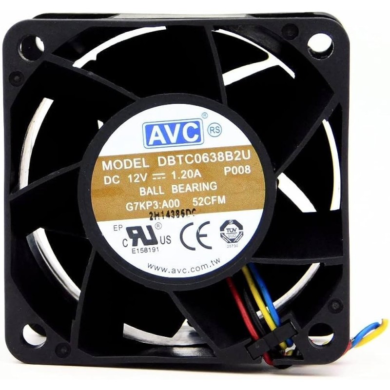 AVC DBTC0638B2U Server fan 60mm x 60mm x 38mm