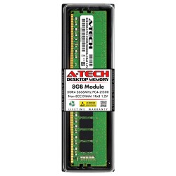 A-Tech 8GB RAM Replacement for Kingston ACR26D4U9S8ME-8 | DDR4 2666MHz PC4-21300 UDIMM Non-ECC 1Rx8 1.2V 288-Pin Memory Module