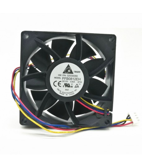 Cooling Fan 12V 0.6A 4Wire 8cm 8025 Delta AFB0812SH