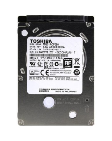 Toshiba MQ01ACF050 500 GB 2.5"internal hard drive - SATA - 7278-16 MB buffer