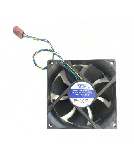 DS08025T12U Cooling Fan, 12V 0.7A 8025 4-pin PWM Temperature Control Computer Case Cooling Fan