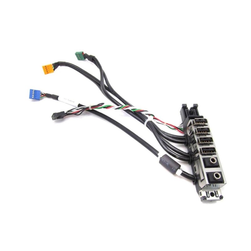HP 6000 6005 Pro 8000 ELite USB Audio Power Front I/O Panel W Cables