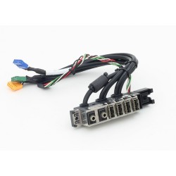 HP 6000 6005 Pro 8000 ELite USB Audio Power Front I/O Panel W Cables