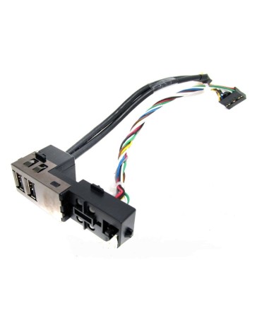 HP RP5800 POS Terminal PC Front USB I/O Panel Cable Power Switch 640260-001