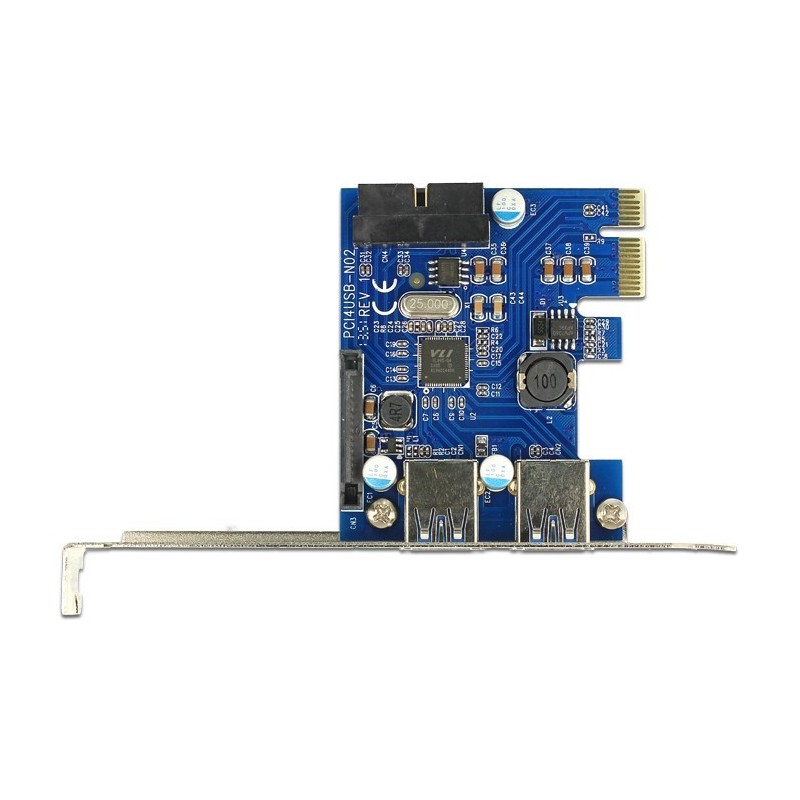 Delock PCI Express Card to 2 x external USB 3.0 + 1 x internal USB 3.0