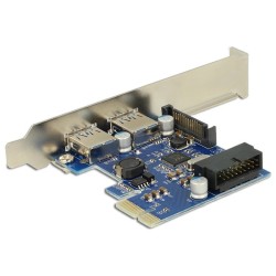 Delock PCI Express Card to 2 x external USB 3.0 + 1 x internal USB 3.0