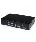 StarTech.com 4 Port USB DVI KVM Switch with DDM Fast Switching Technology  no power cable