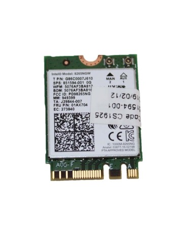 New Genuine WiFi for HP Wireless LAN Card 8265NGW 851592-001 918855-855