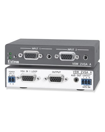 Extron vsw 2vga a Two Input VGA and Stereo Audio Switcher (MAIN UNIT ONLY!!)