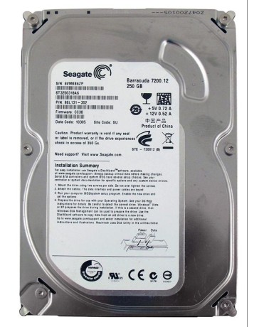 Seagate ST3250318AS 9SL131-023 FW:HP35 TK 250gb 3.5" Sata Hard Drive