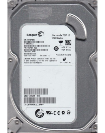 Seagate ST3250318AS 9SL131-023 FW:HP35 TK 250gb 3.5" Sata Hard Drive
