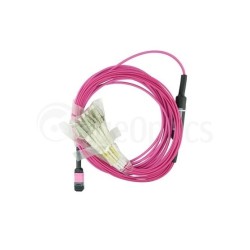 Dell CBL-MPO12-4LC-OM4-5M MPO/UPC to 4x LC Duplex/UPC Breakout Cable - YKRT2