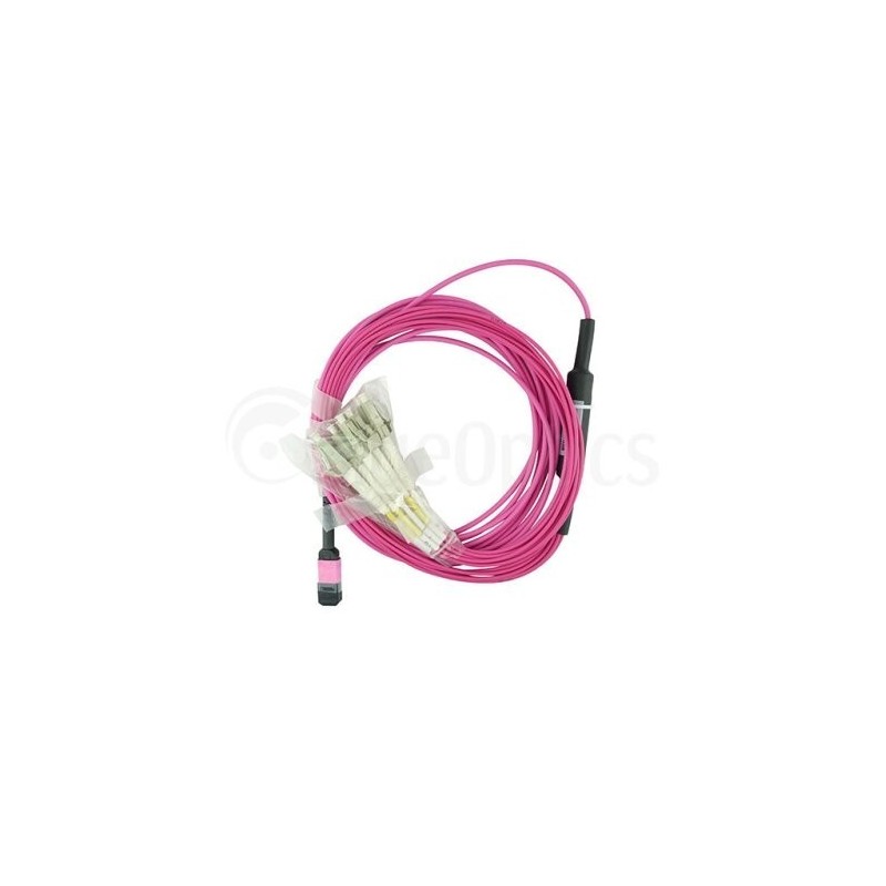 Dell CBL-MPO12-4LC-OM4-5M MPO/UPC to 4x LC Duplex/UPC Breakout Cable - YKRT2