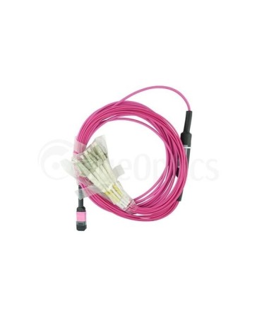 Dell CBL-MPO12-4LC-OM4-5M MPO/UPC to 4x LC Duplex/UPC Breakout Cable - YKRT2