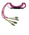 Dell CBL-MPO12-4LC-OM4-5M MPO/UPC to 4x LC Duplex/UPC Breakout Cable - YKRT2