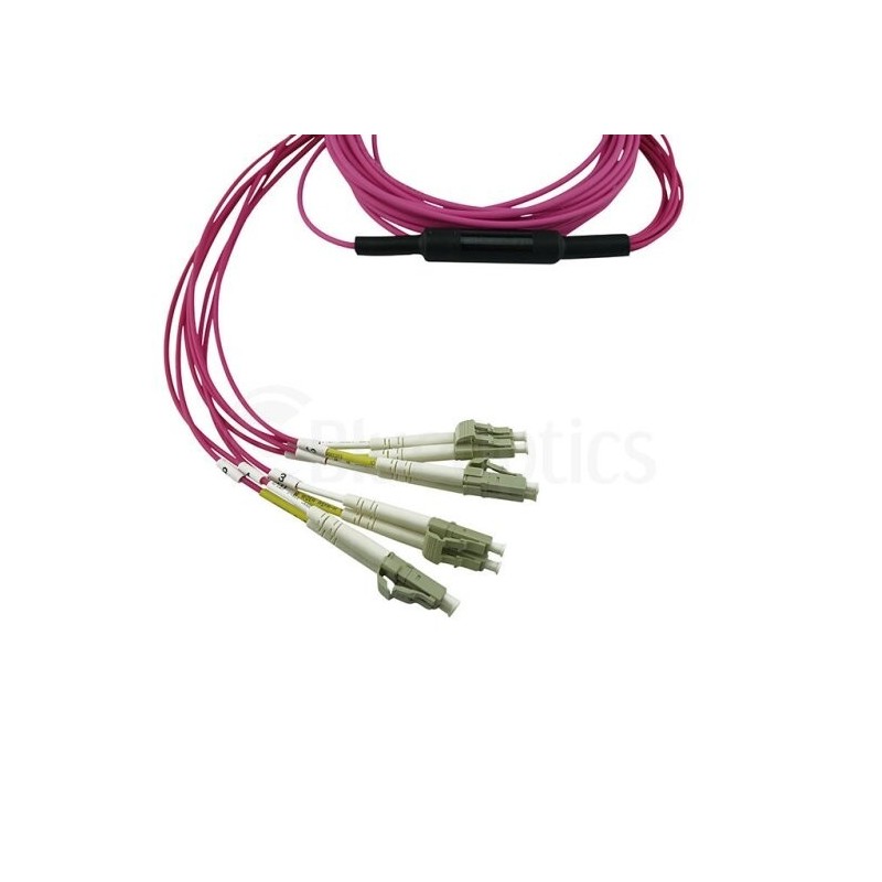 Dell CBL-MPO12-4LC-OM4-5M MPO/UPC to 4x LC Duplex/UPC Breakout Cable - YKRT2