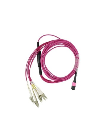 Dell CBL-MPO12-4LC-OM4-5M MPO/UPC to 4x LC Duplex/UPC Breakout Cable - YKRT2