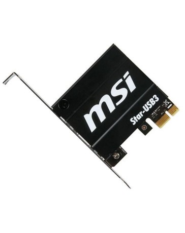 MSI Star-USB3 Controller Card MS-4257 2x USB 3.0 PCIe