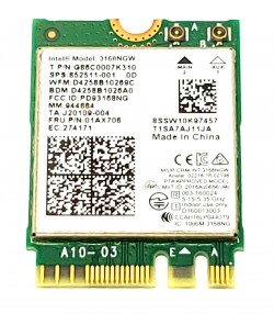 Intel 3168NGW Dual Band Wireless-AC 3168 PCI-Express 802.11ac WLAN Bluetooth 4.2 WiFi Card for Hp 240 G6