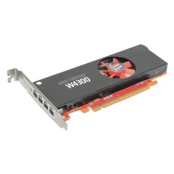 AMD FIREPRO W4300 LOW PROFL 4GB GDDR5 4x Mini DP Graphics Card