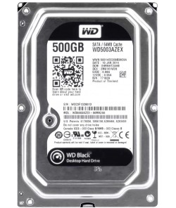 WD 500GB 7.2K RPM SATA 3.5" Hard Drive