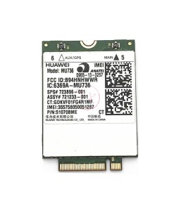 HP s3110 HSPA+ Huawei MU736 LTE Modem Card